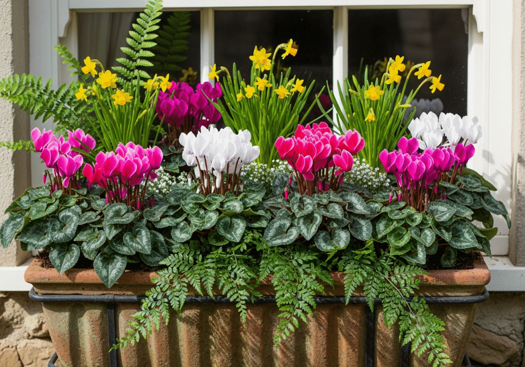 Evergreen Fall Window Boxes: Layered Combos for Lasting Color Through Winter in Zones 4-9