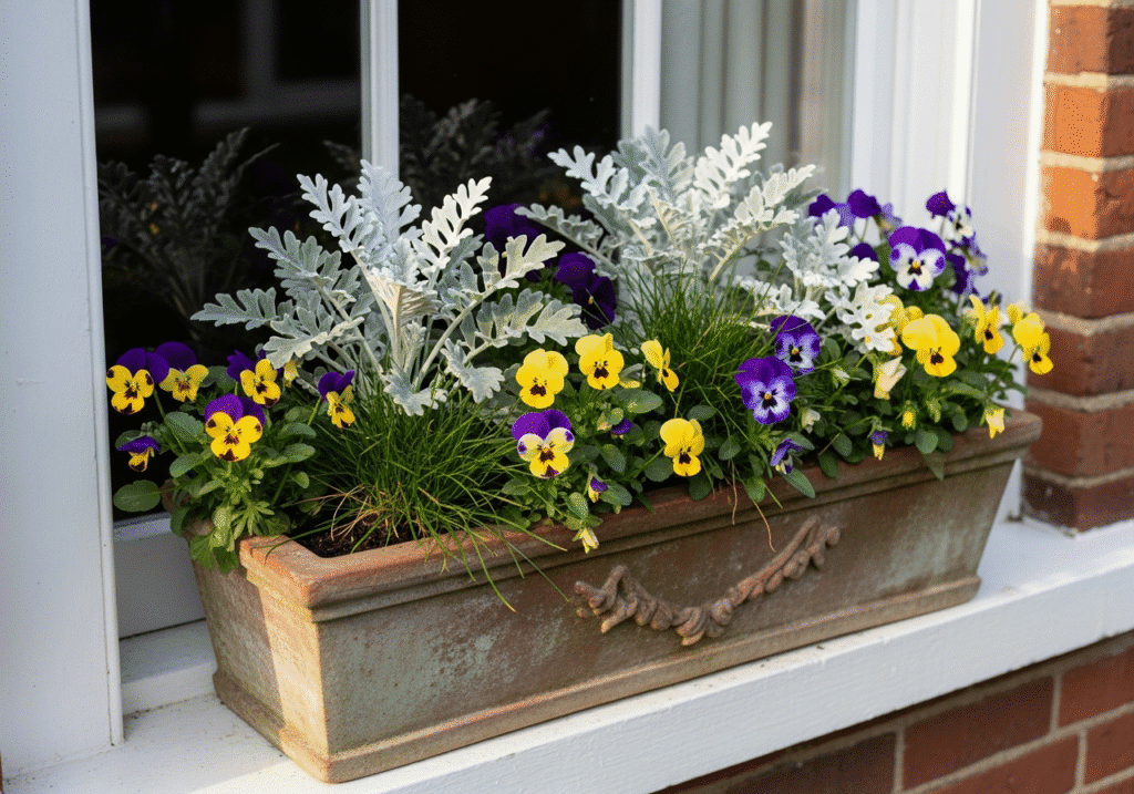 Evergreen Fall Window Boxes: Layered Combos for Lasting Color Through Winter in Zones 4-9