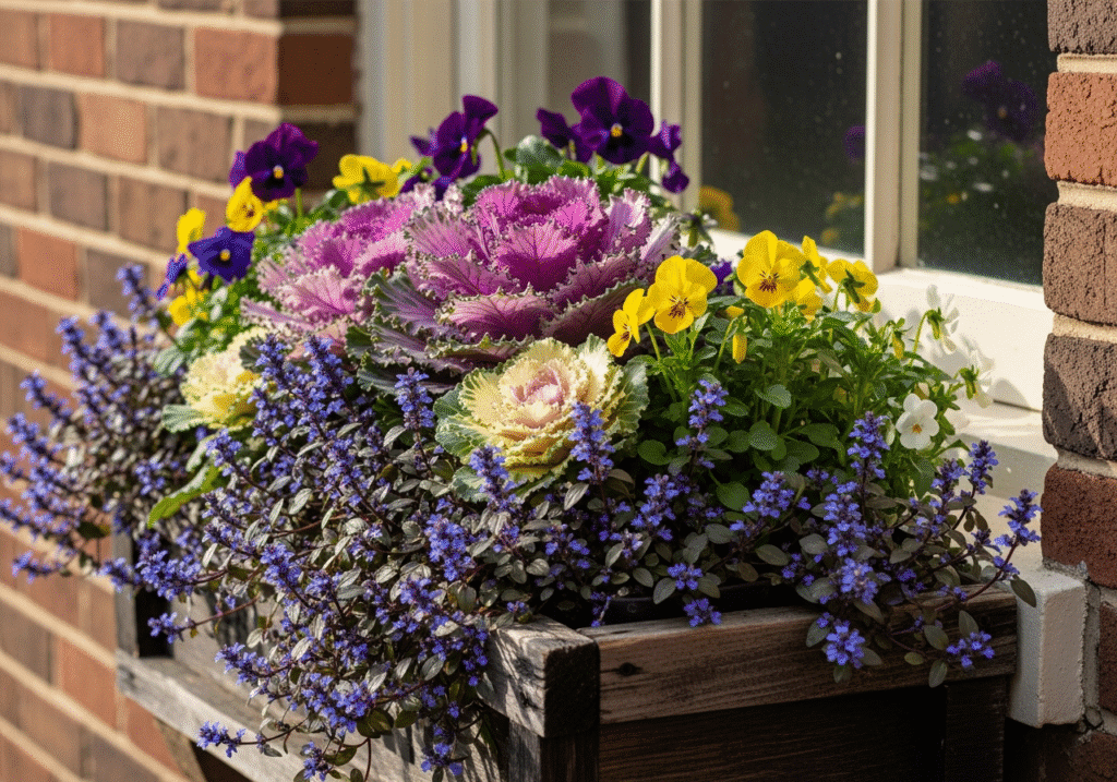 Evergreen Fall Window Boxes: Layered Combos for Lasting Color Through Winter in Zones 4-9