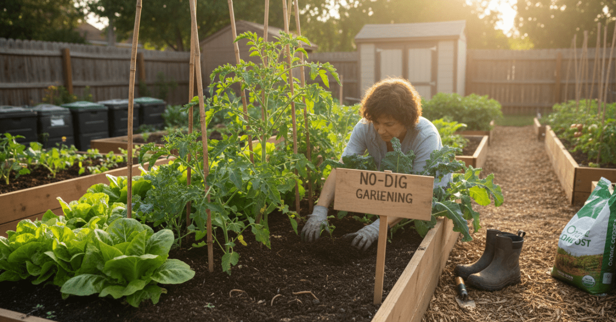 No-Dig Gardening Success: How to Build Incredibly Productive Beds Without Ever Turning Soil