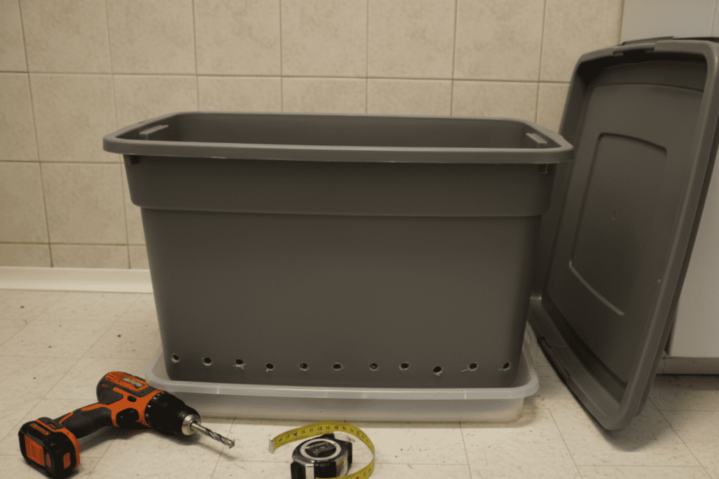 Worm Composting: How to Set Up a Vermicomposting Bin That Fits Under Your Kitchen Sink 6 Worm Composting: How to Set Up a Vermicomposting Bin That Fits Under Your Kitchen Sink